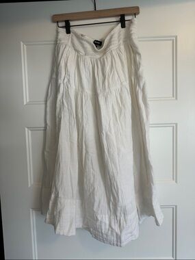 ME+EM White Maxi Skirt